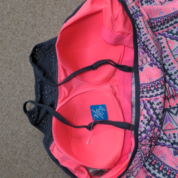 NWT Free Country 2 Piece Swim Set Adjustable Straps with "X" Back Option Size L - Picture 7 of 11